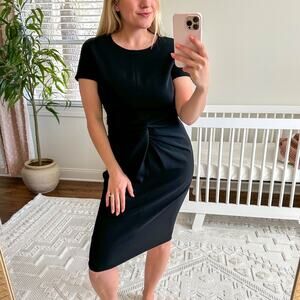 MaxMara Studio Twist Front Knee-Length Dress